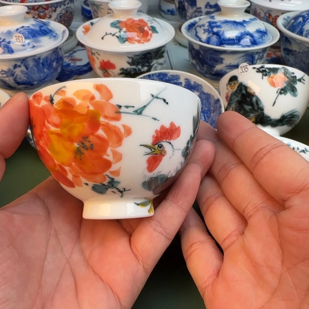 陶纯手工纯手绘茶具337