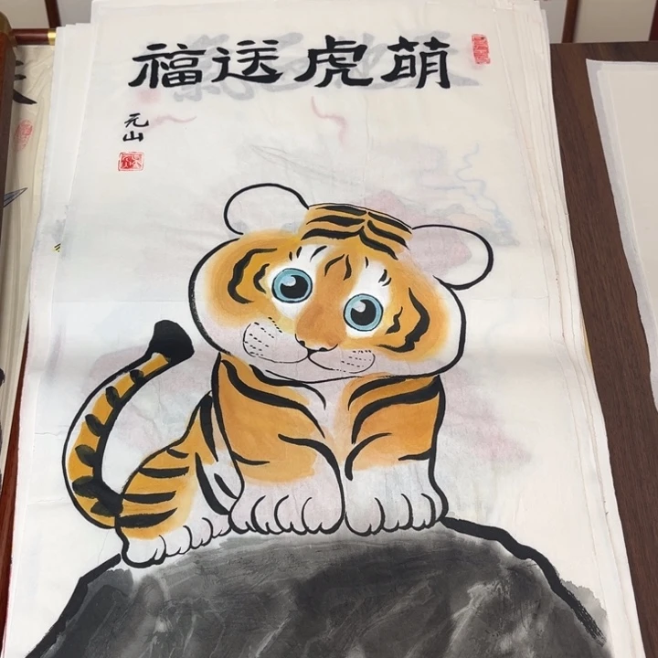 国画纯手绘禅意画国画