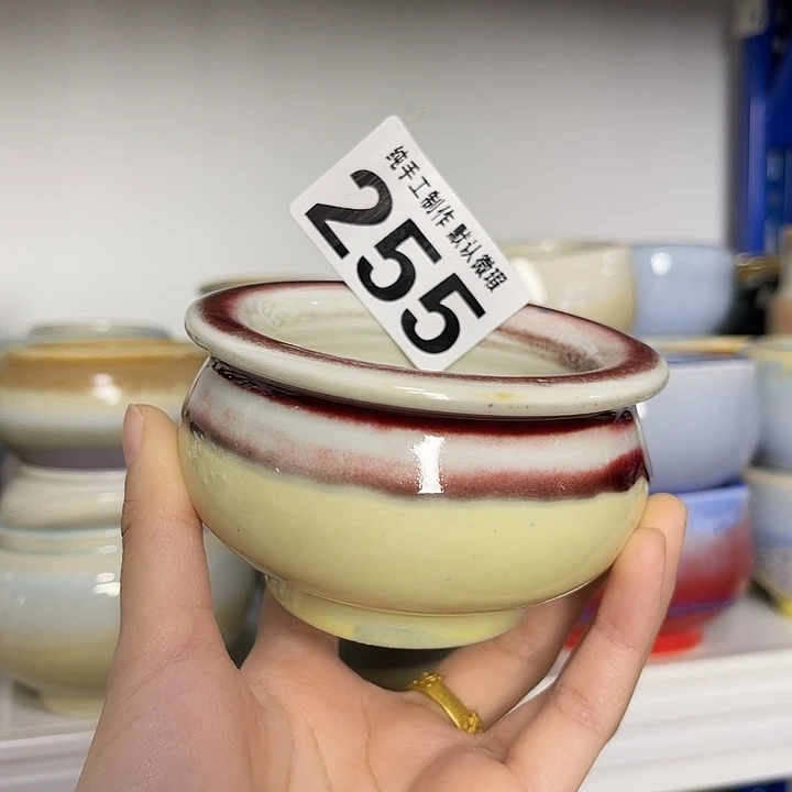 景德镇陶瓷盆 满30包邮 口7