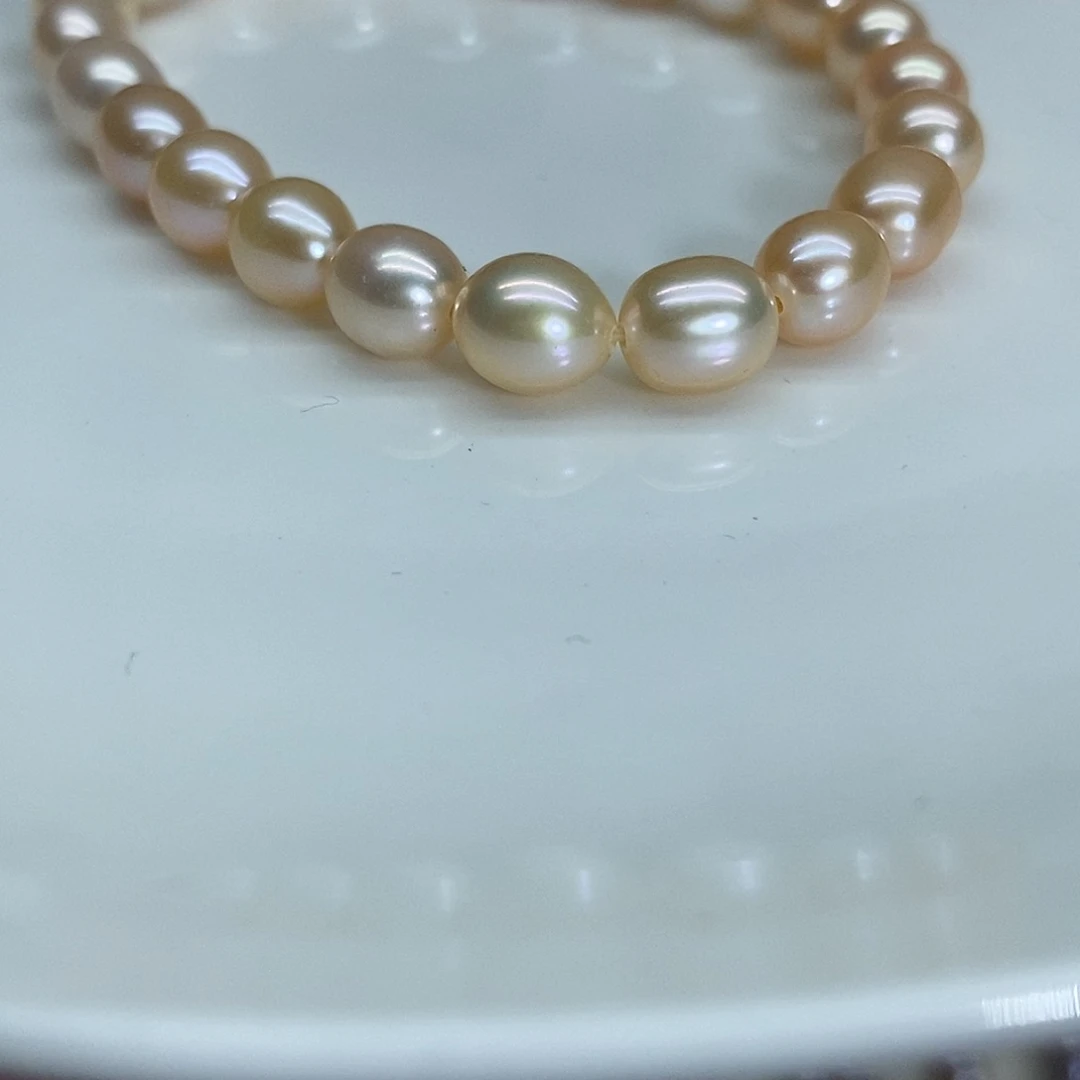 淡水珍珠手链银S925镶嵌