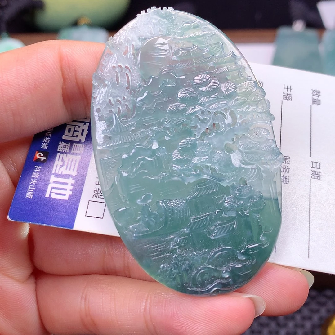 颈饰未镶嵌翡翠翡翠