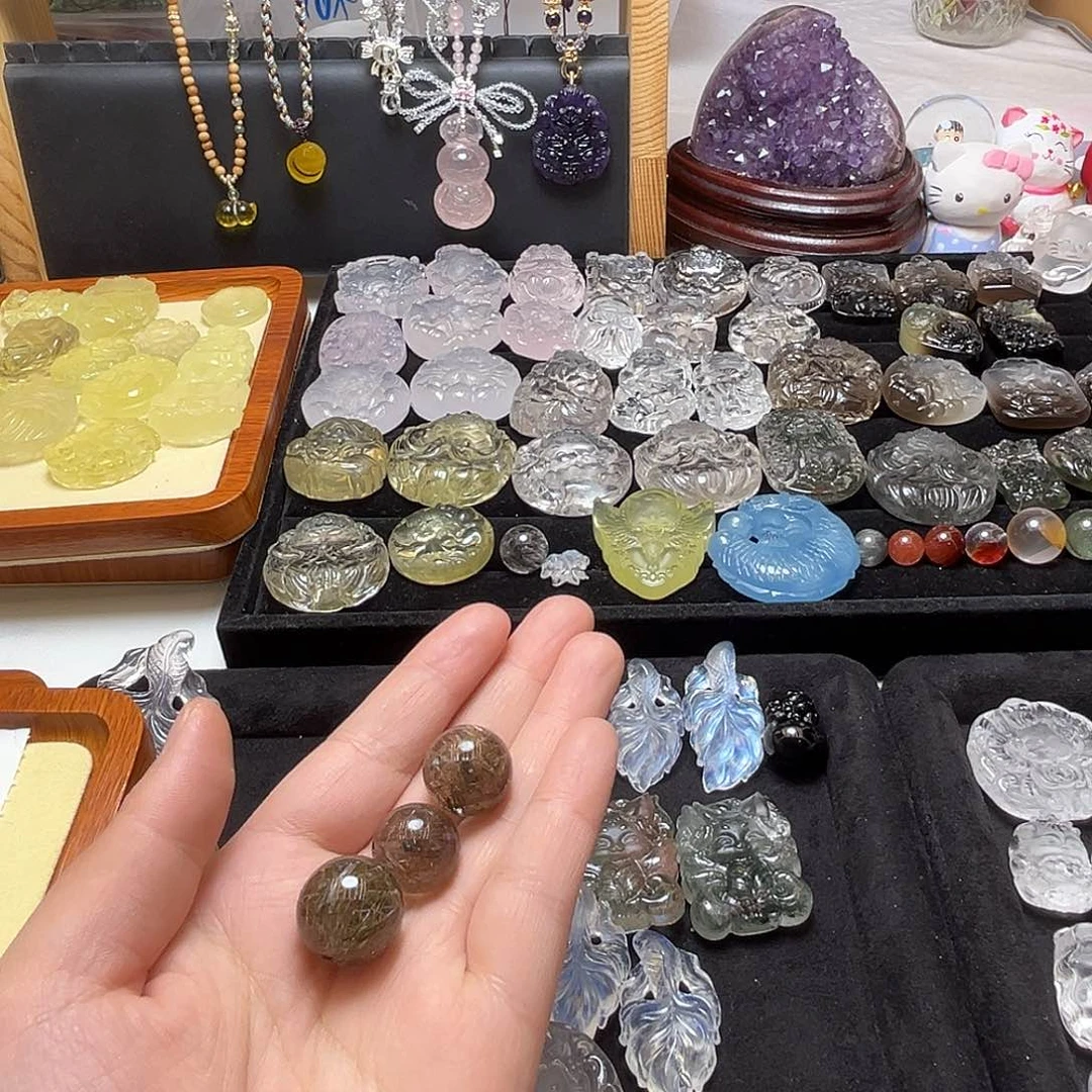 颈饰银S925镶嵌水晶晚***心补差