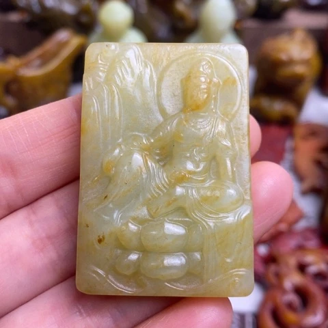 蛇纹石玉未镶嵌颈饰107