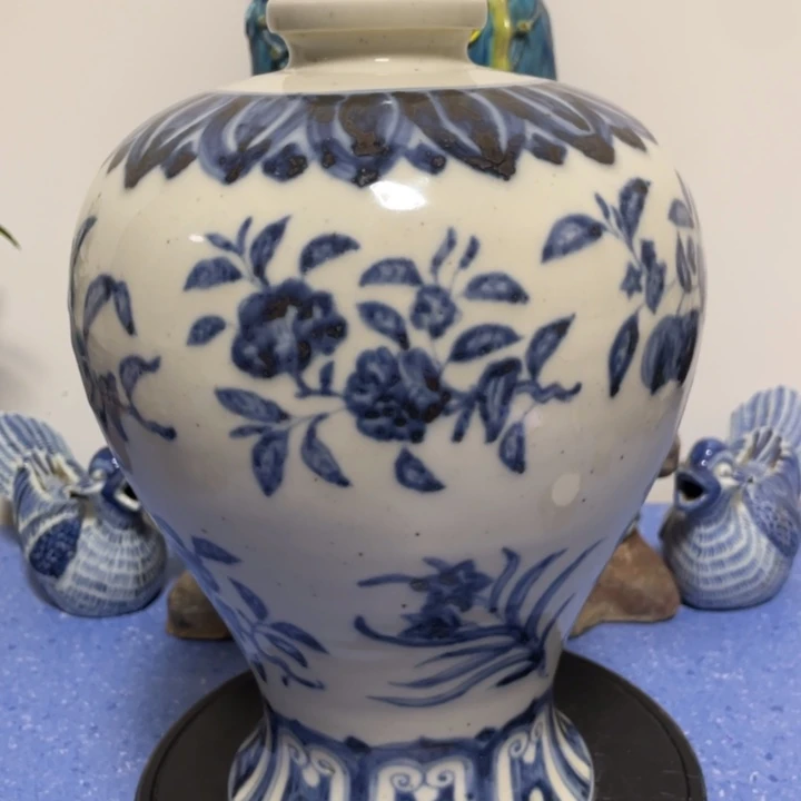 渺***云当代青花瓷器摆件