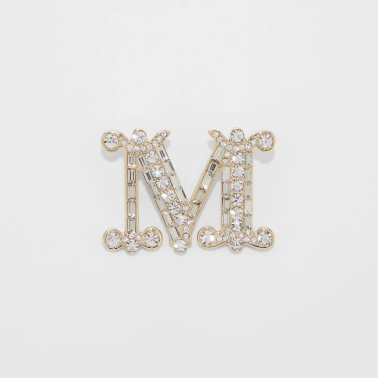 未使用 MaxMara 国现 气质百搭经典镶钻胸针 SP0045
