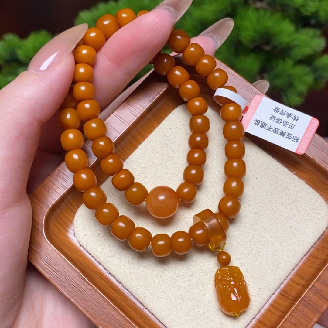【闪购商品】未镶嵌蜜蜡手链手串