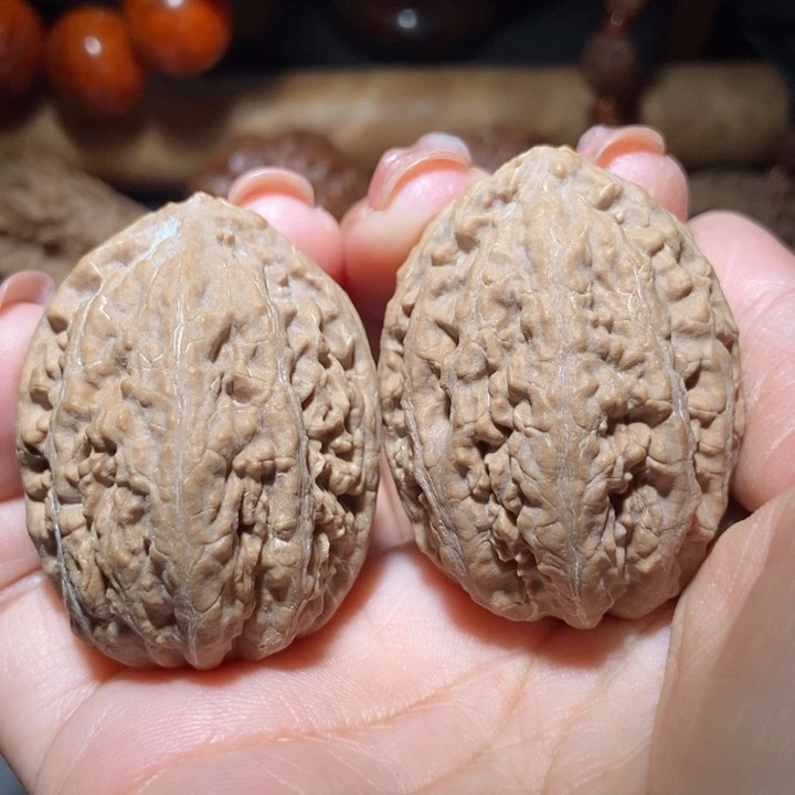 把件文玩核桃东北楸子小雪20