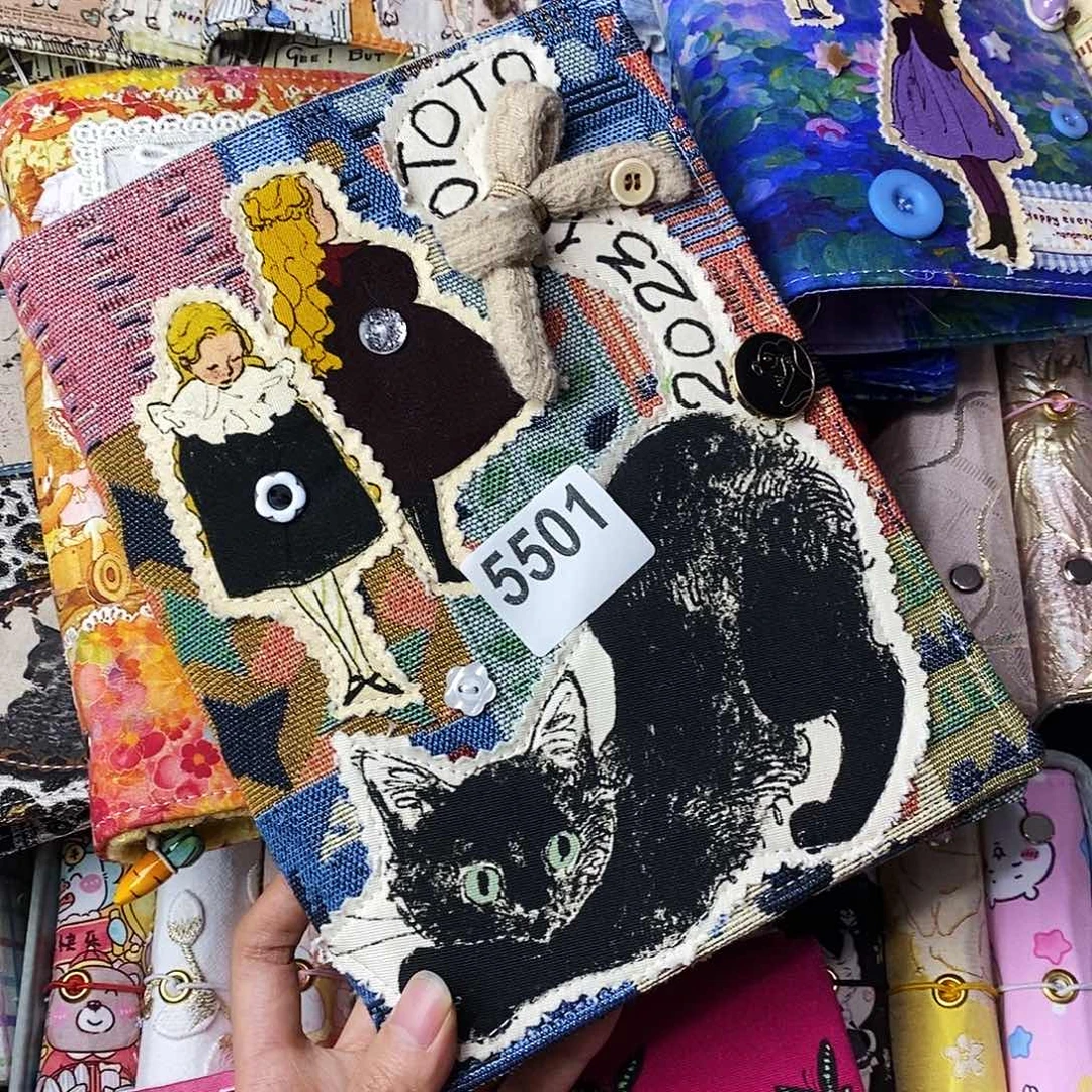 织绣A5活页不带纸5501