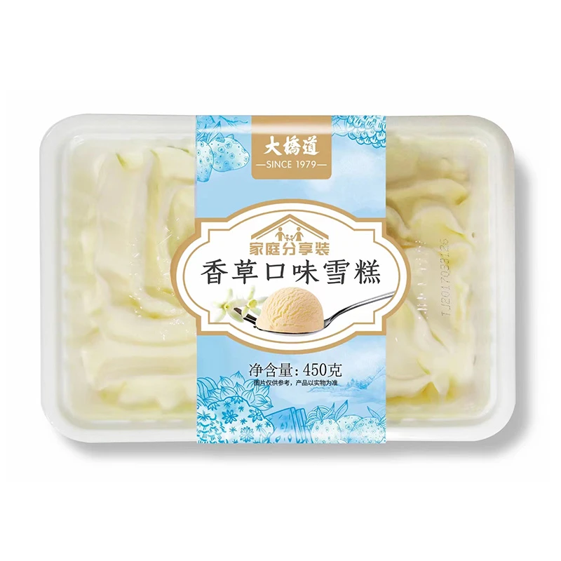 大桥道家庭分享装香草口味雪糕 450克