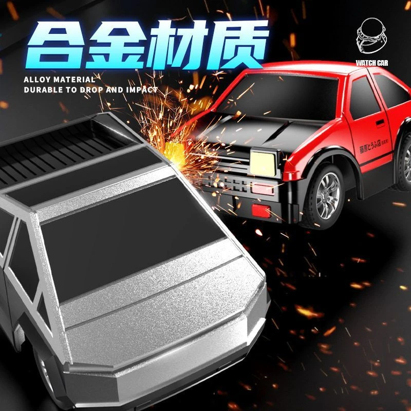 迷你手表电动小汽车爆款儿童礼物挖掘越野车rc遥控车车玩具房车