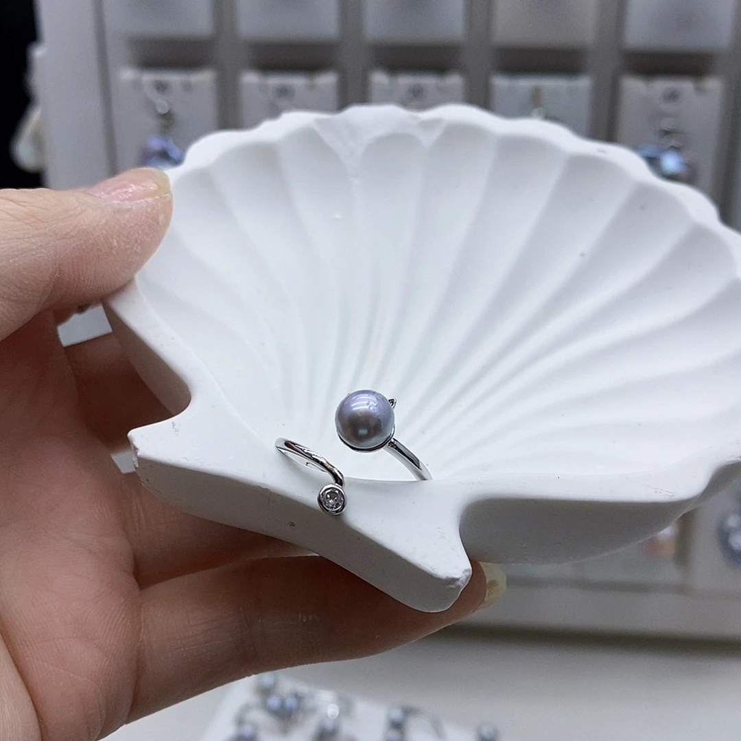颈饰合金淡水珍珠