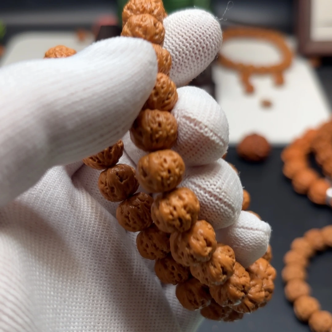 不***马猴头核桃手串京八棱