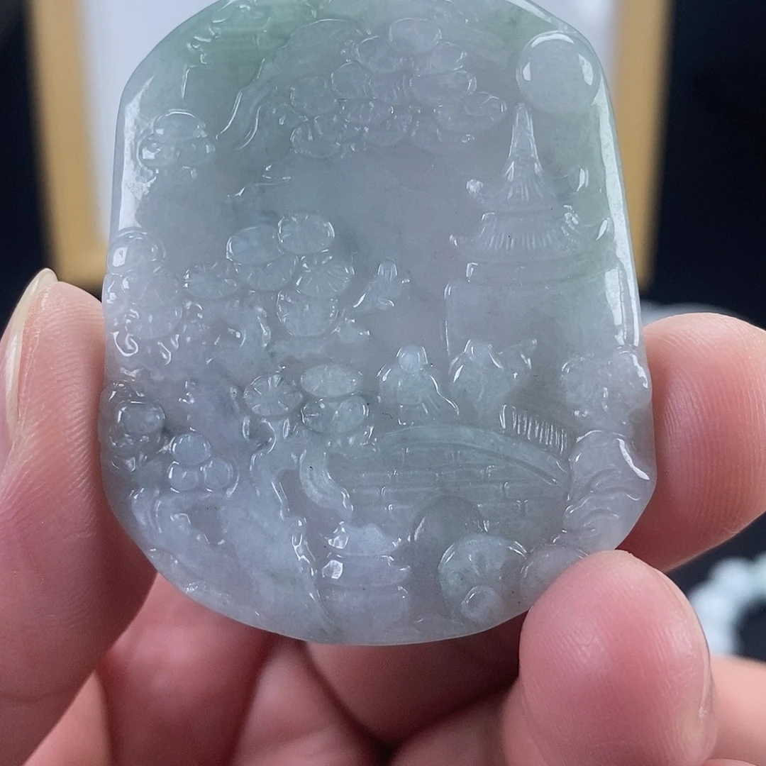 翡翠未镶嵌颈饰翡翠
