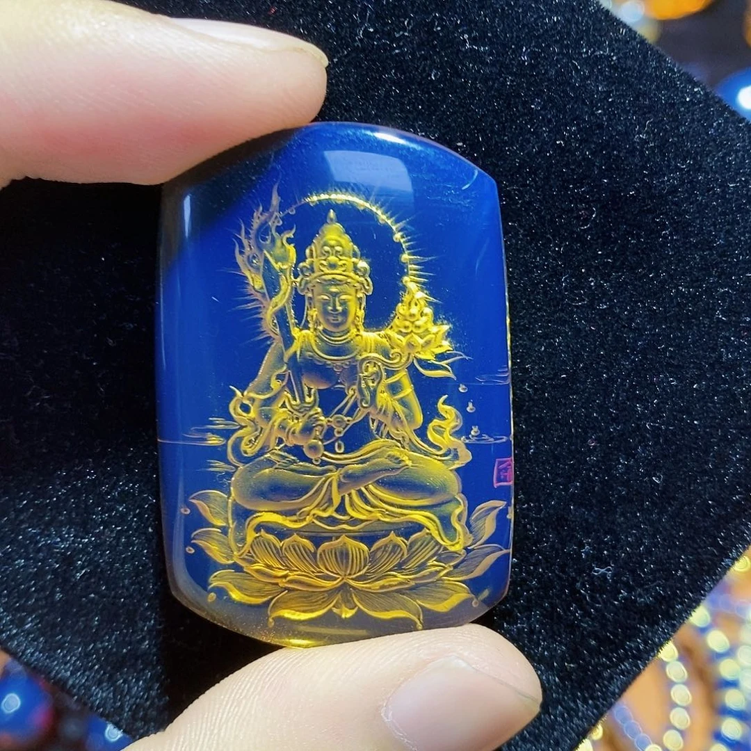 蓝珀未镶嵌珠宝奇石431