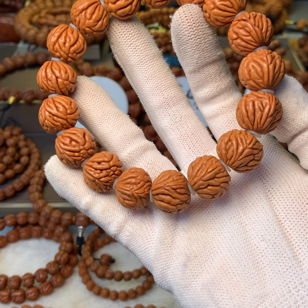 手串桃核秦岭龙纹