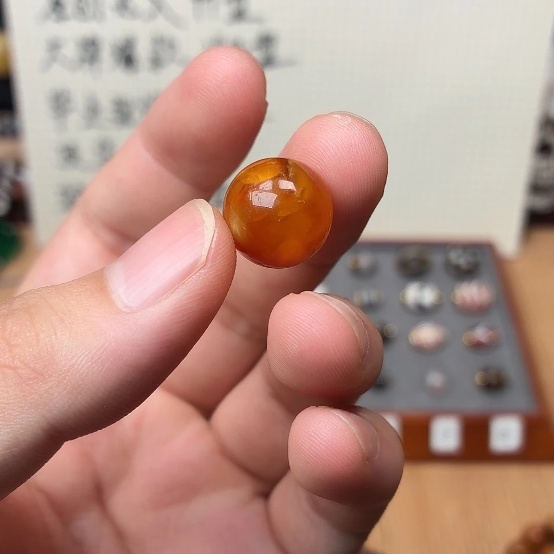 菩提根/象牙果把件圆珠14mm