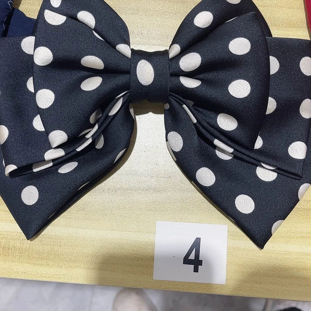 皮质铁合金蝴蝶结发夹