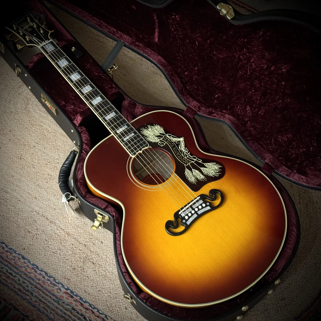 全新吉普森SJ200黄金稻草人吉他「预留金」