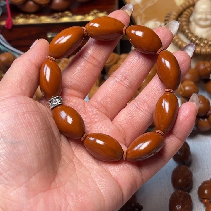 橄榄核手串/手链1.3光珠鸽子蛋