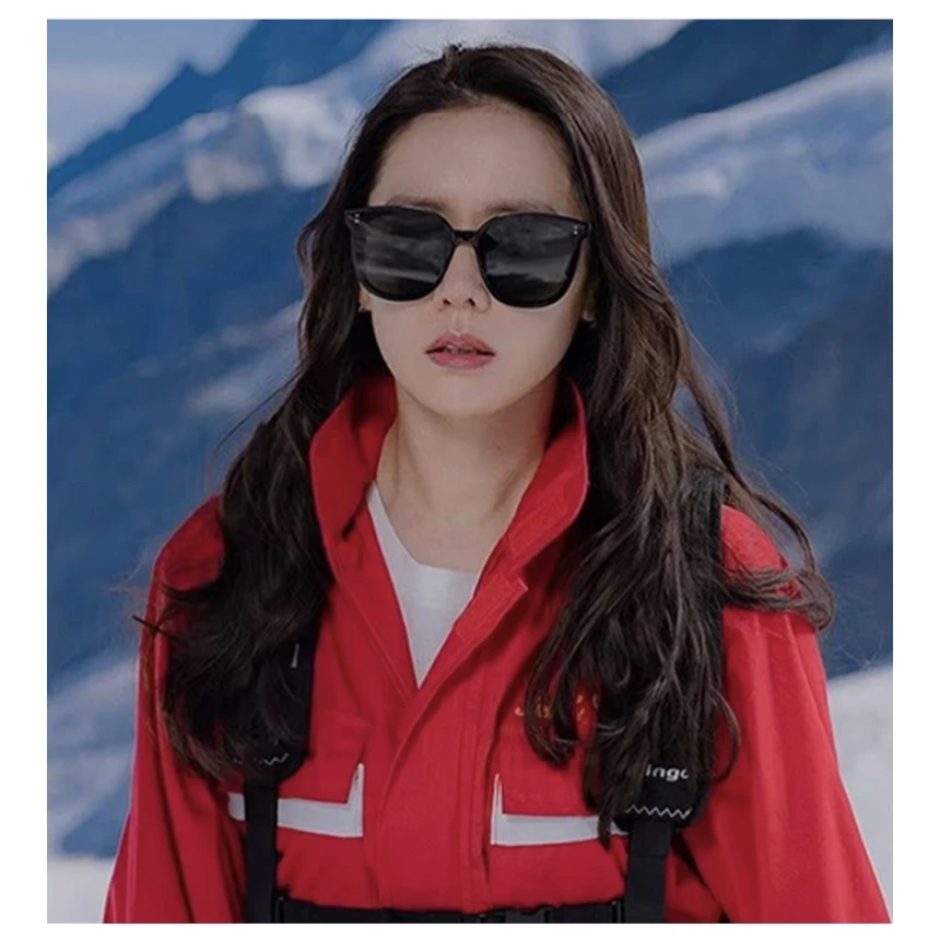 （林总福利）新款YJ002香白边女士太阳眼镜墨镜