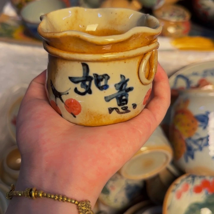 瓷片景德镇陶瓷手工手绘