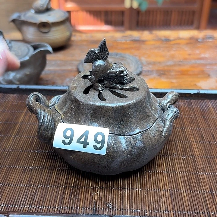 纯手工制作粗陶茶具