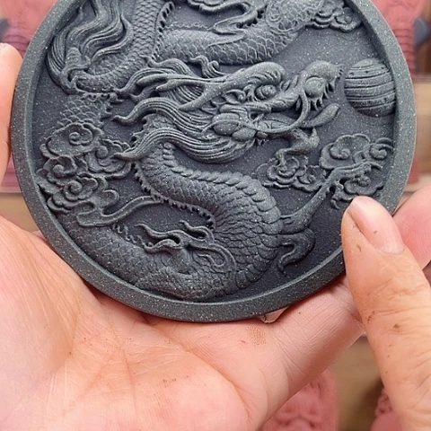泥塑蓝药师香方玄龙护主福利价