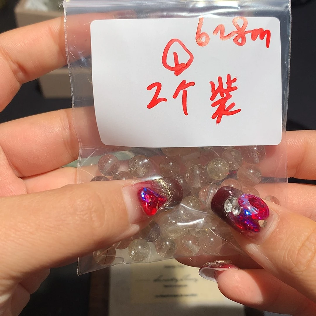 水晶颈饰未镶嵌多样化发2个大小不一01