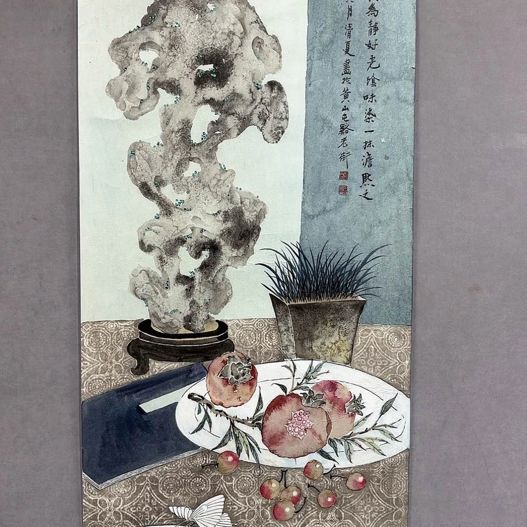 国画国画纯手绘作品请放心去藏