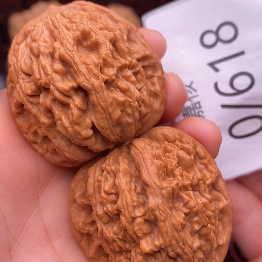 文玩核桃把件41虎头