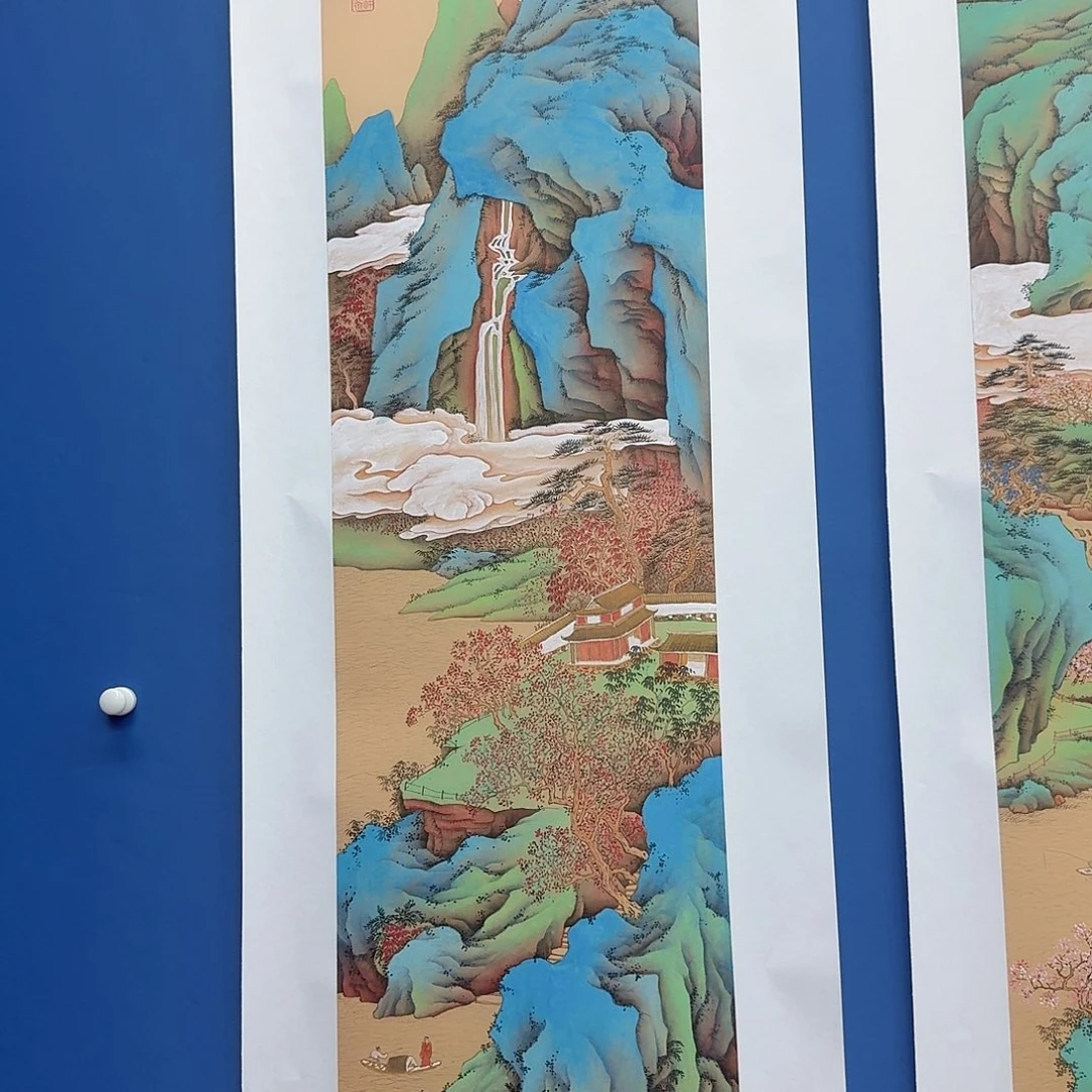 国画多次参加国内外大型