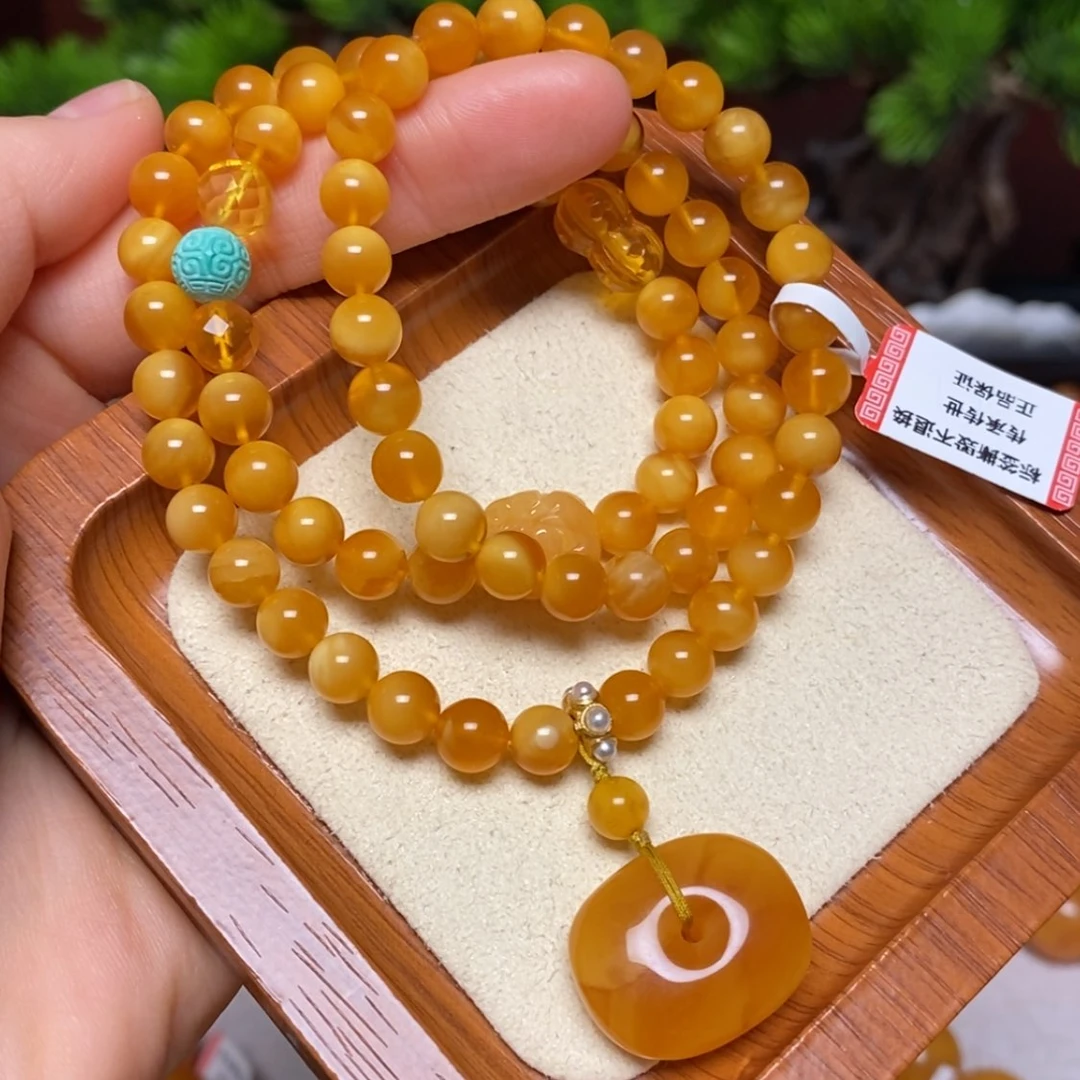 【闪购商品】未镶嵌蜜蜡手链手串