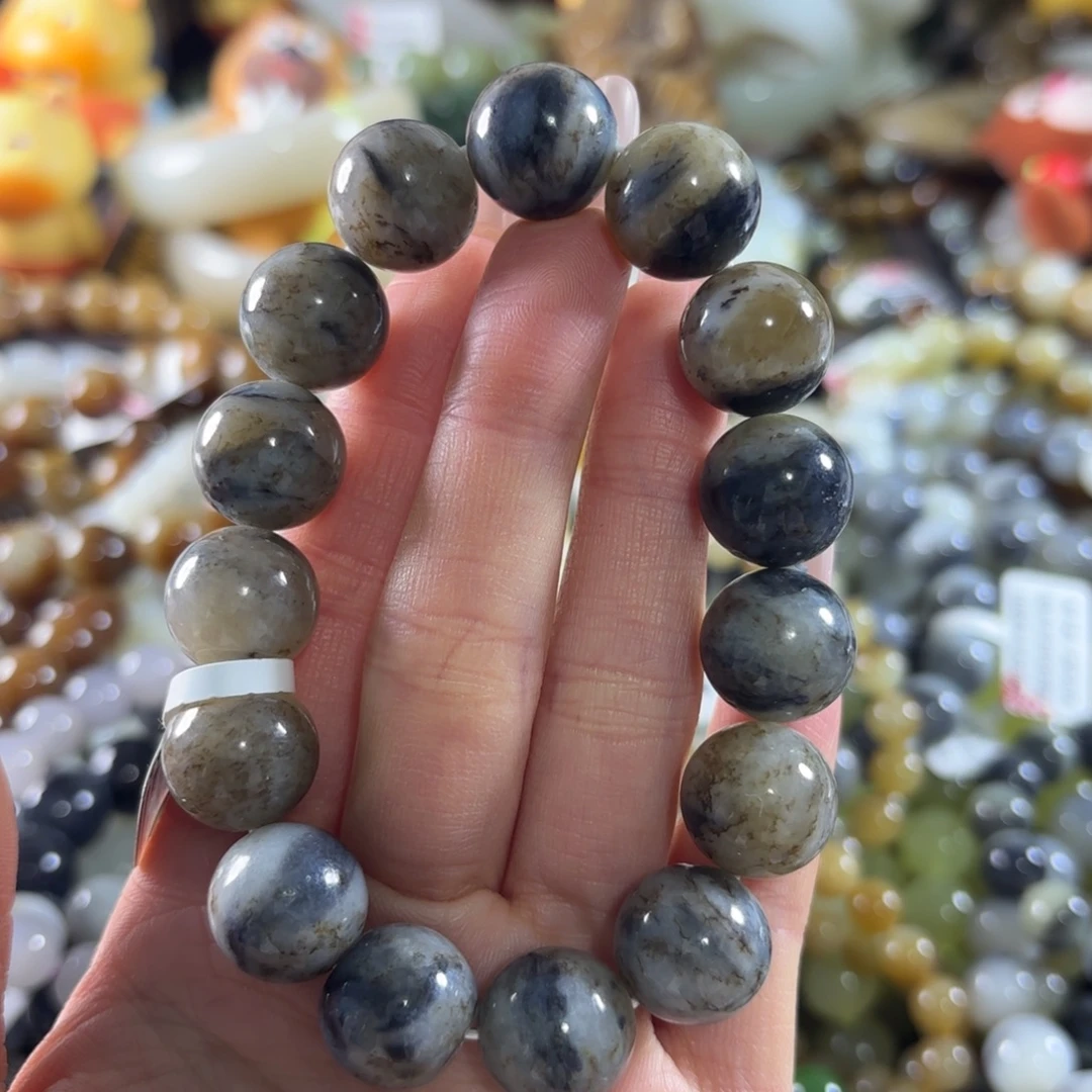 和田玉未镶嵌手串60