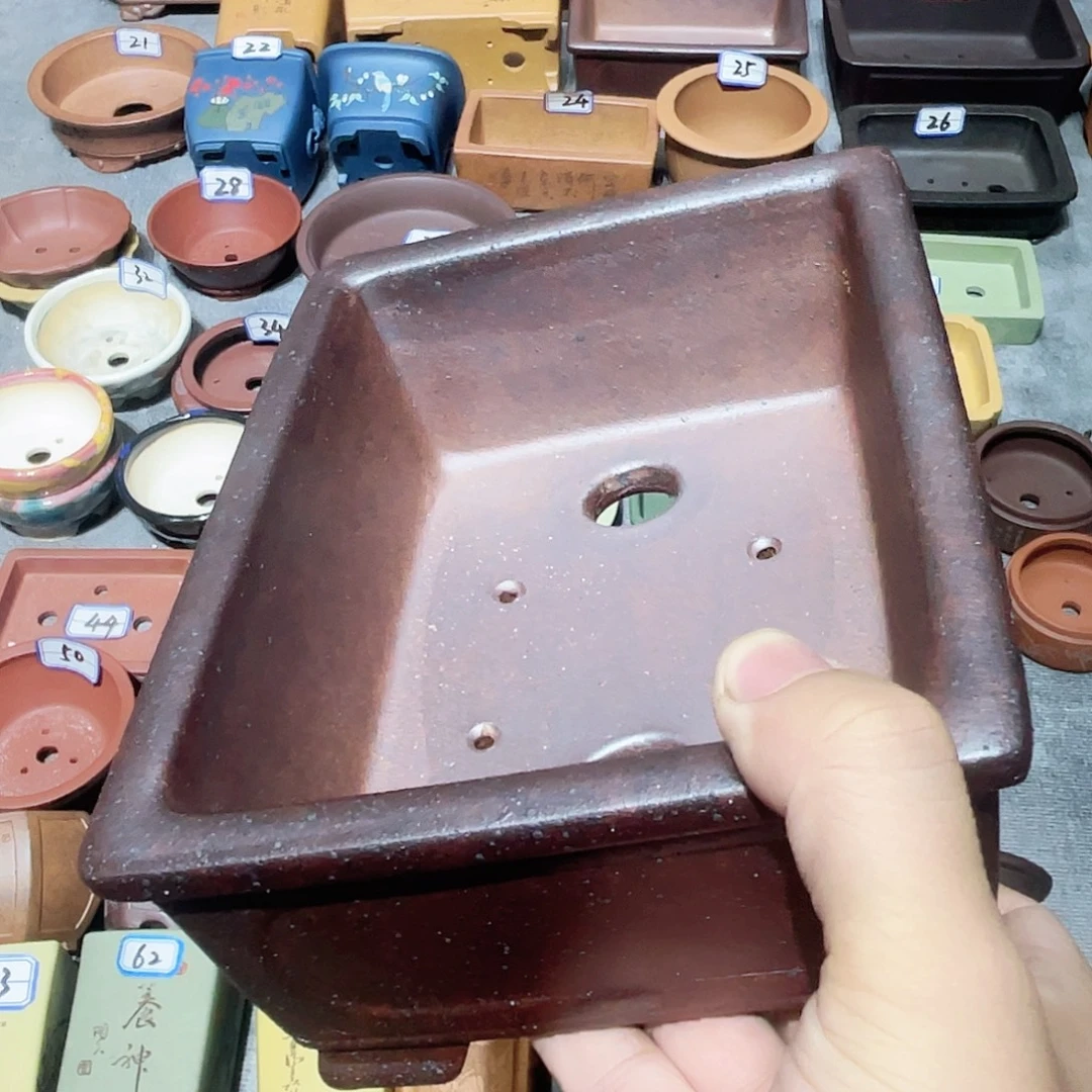 紫砂小盆16.5*12^5