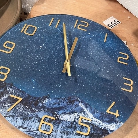 微瑕，不能明火，30厘米，钢化蓝色