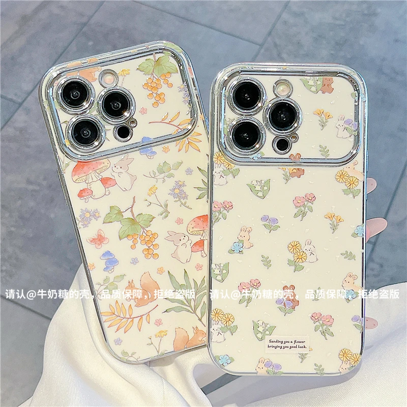 电镀大视窗适用苹果16iPhone/华为荣耀/OPPOVIVO/小米/一加手机壳