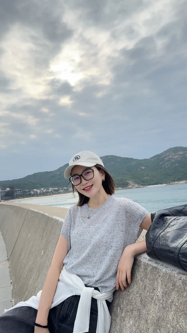 072 & RICE【冰川】纸纱+亚麻 夏季休闲圆领镂空针织衫 35600