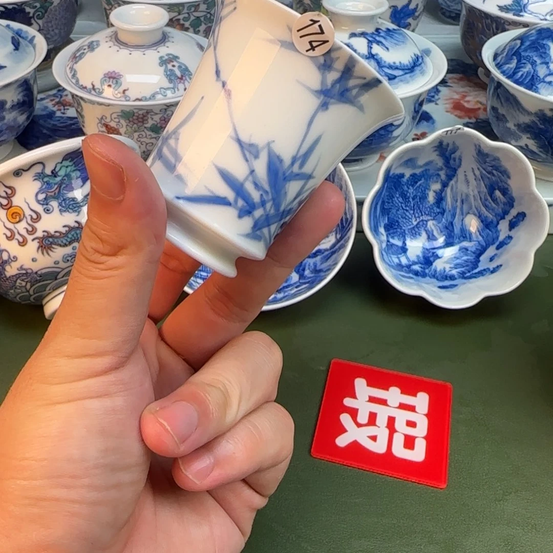 彦祖纯手工手绘茶具174