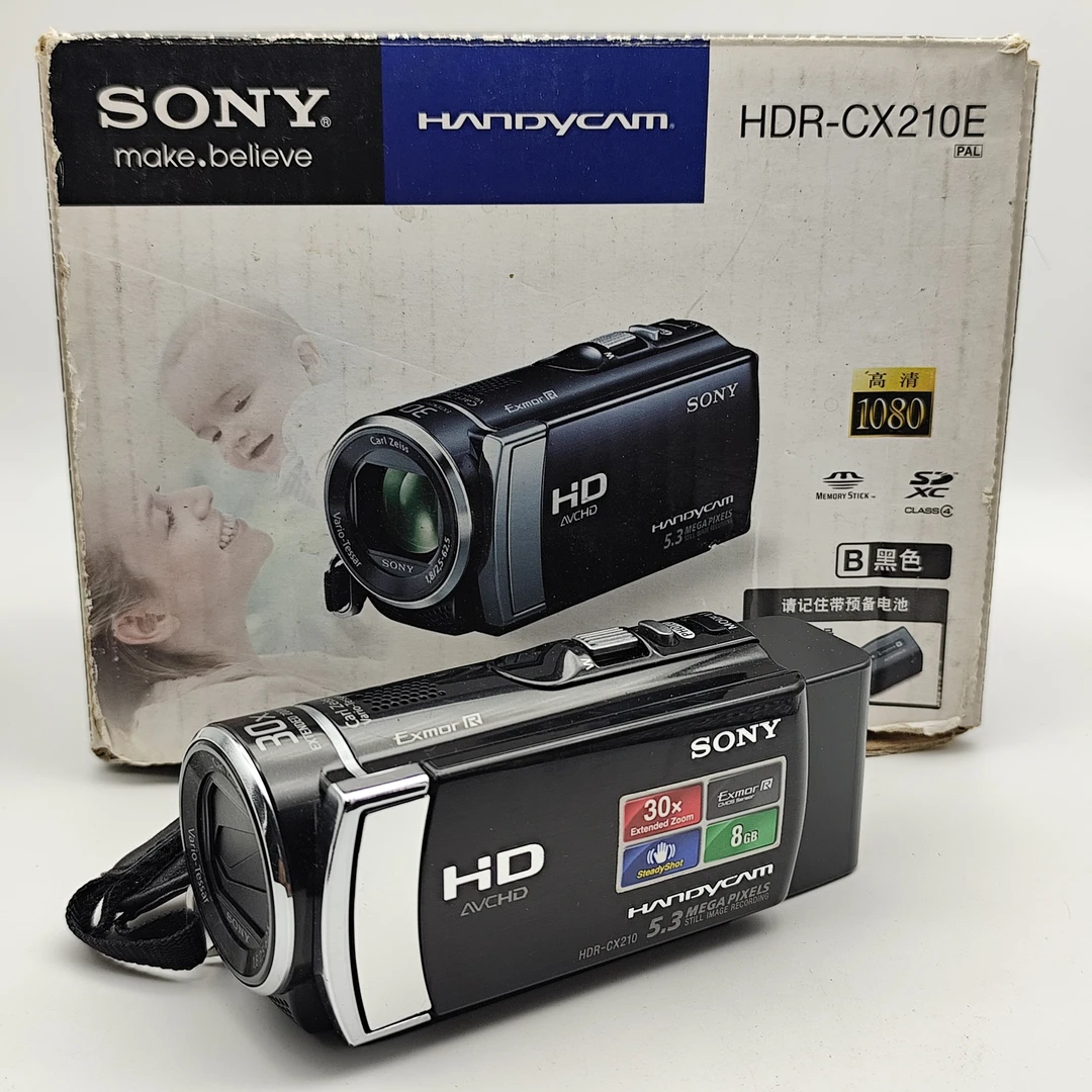 95新 Sony/索尼 索尼dv相机 索尼cx210 翻转屏幕 带原盒