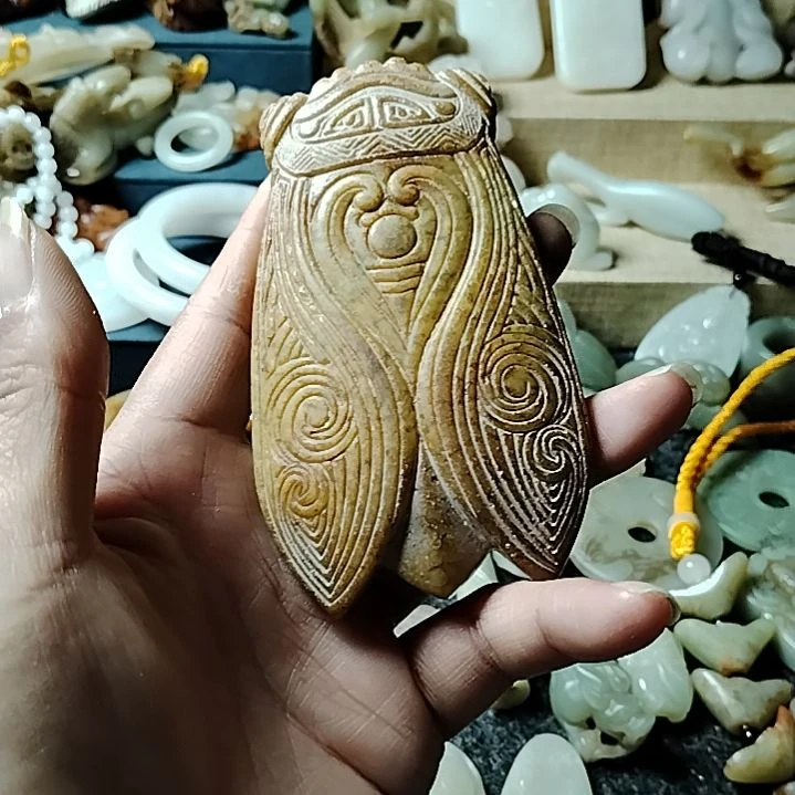 和田玉未镶嵌吊坠(不含链)