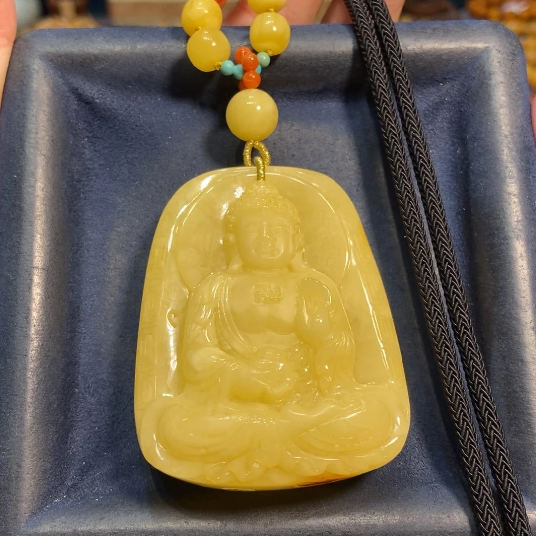 未镶嵌颈饰琥珀蜜蜡