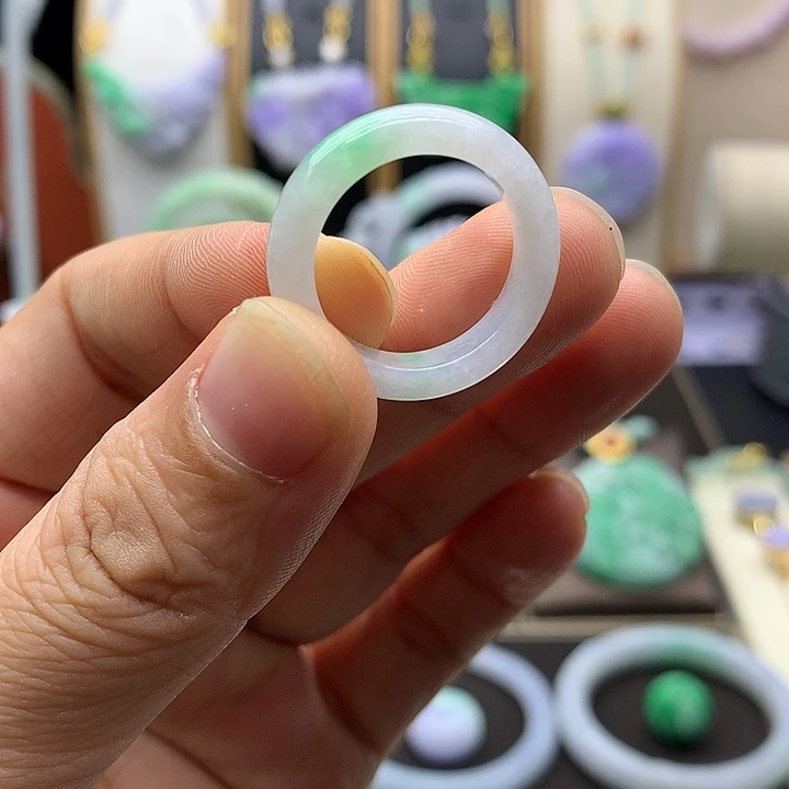 吊坠(不含链)未镶嵌翡翠翡翠戒指
