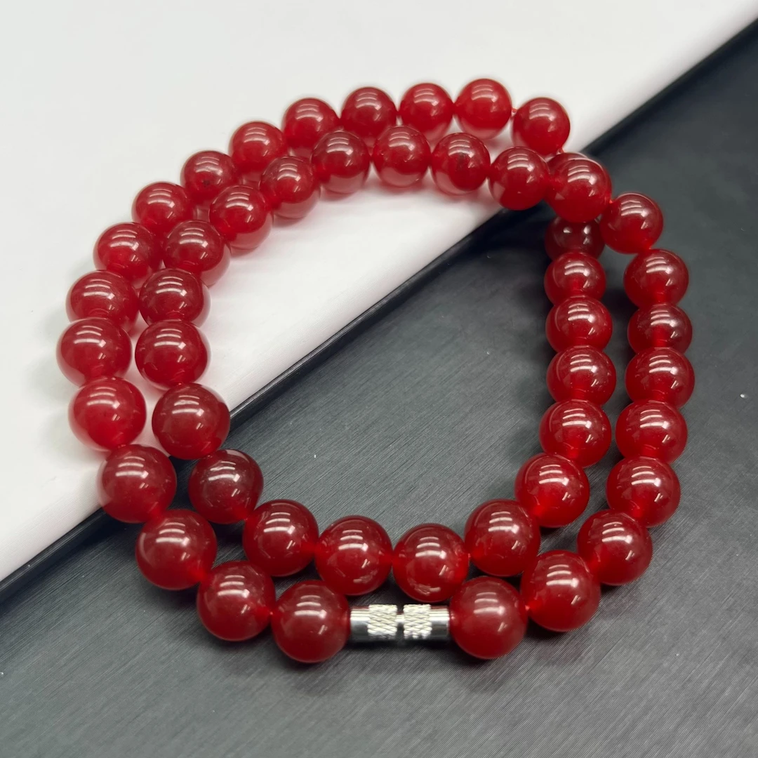 【小余总】红卡妈妈链10mm手链百搭 A290