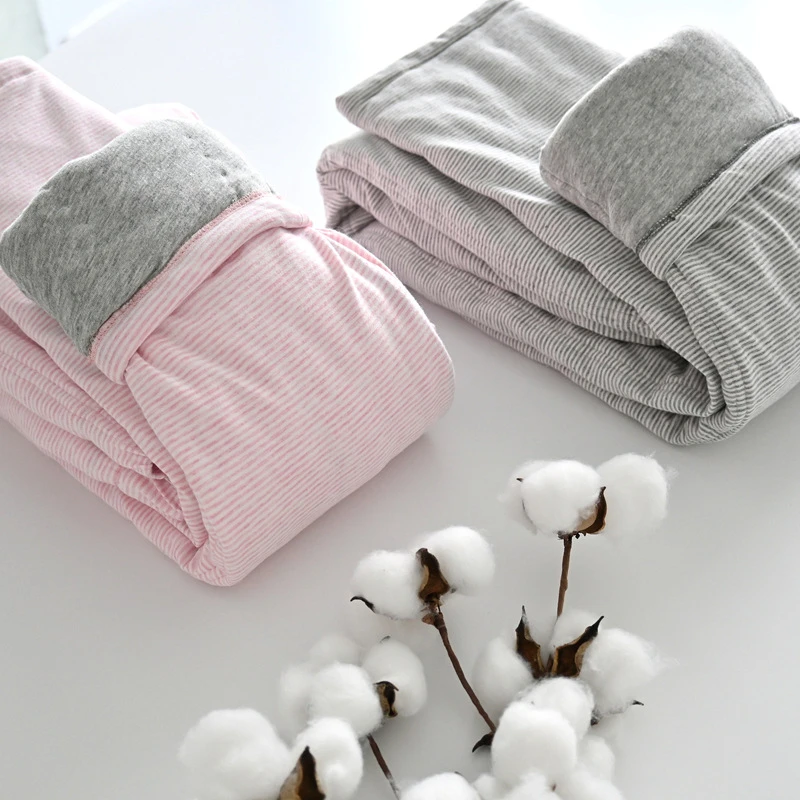 中医养生手工棉花女士保暖裤全棉棉裤