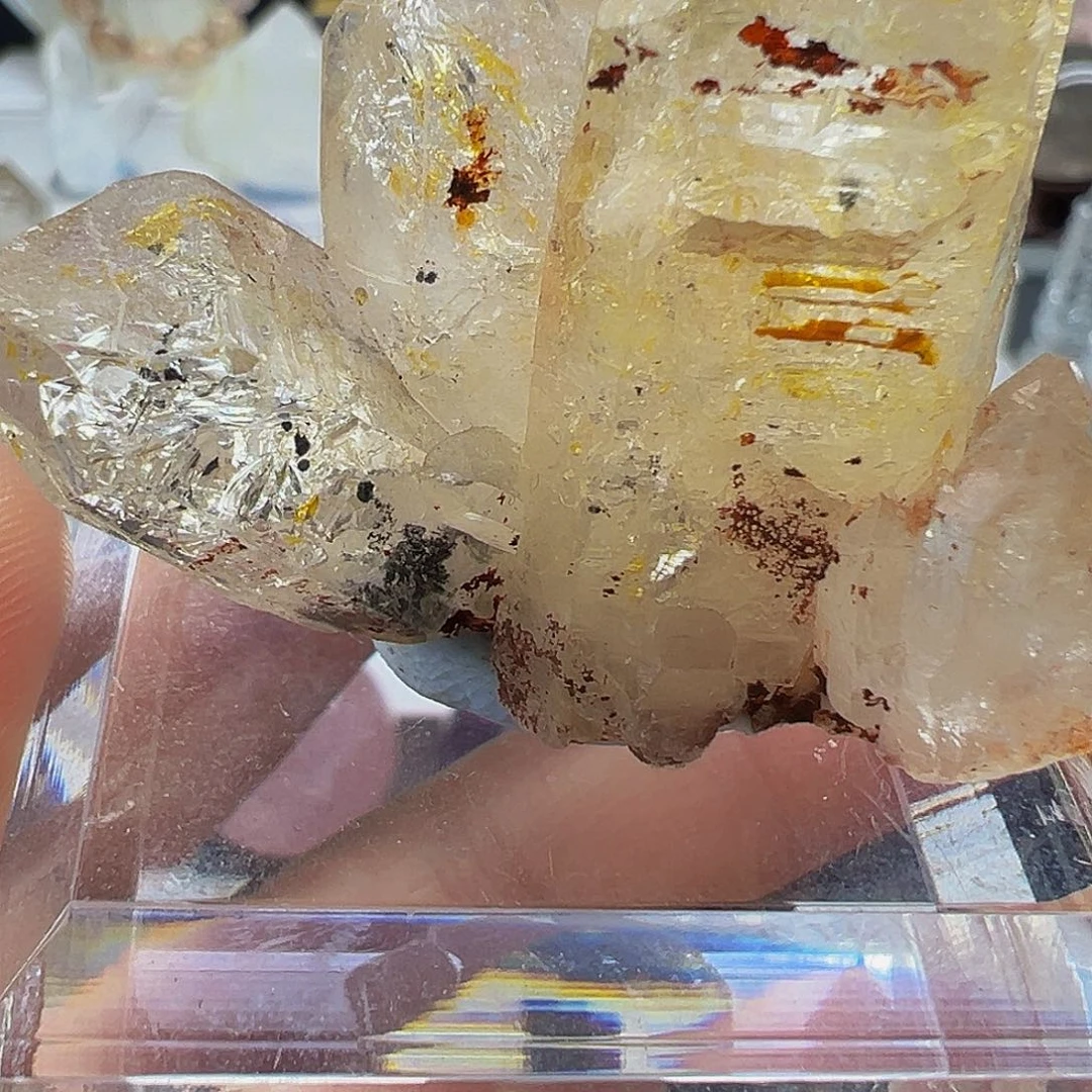 水晶珠宝半成品未镶嵌雪**星