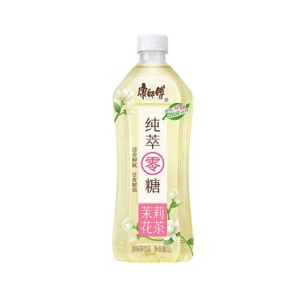 康师傅纯粹零糖茉莉花茶1L/瓶