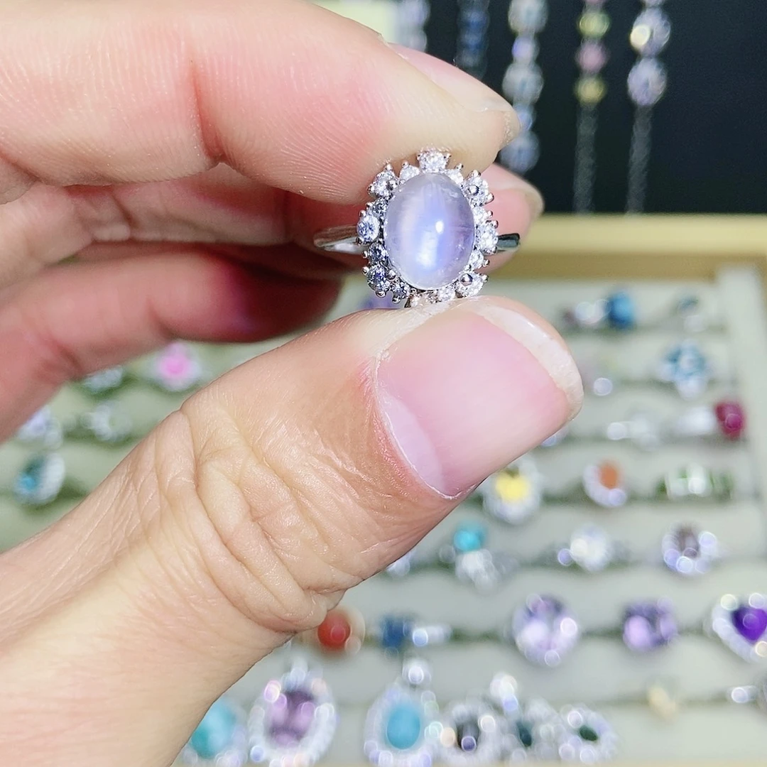 【闪购商品】未镶嵌戒指月光石