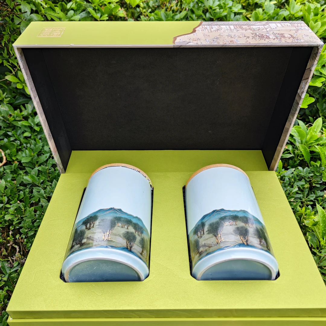 绿色盛世典藏双陶云雾绿茶豆花香新茶茶叶过节送长辈送礼伴手礼