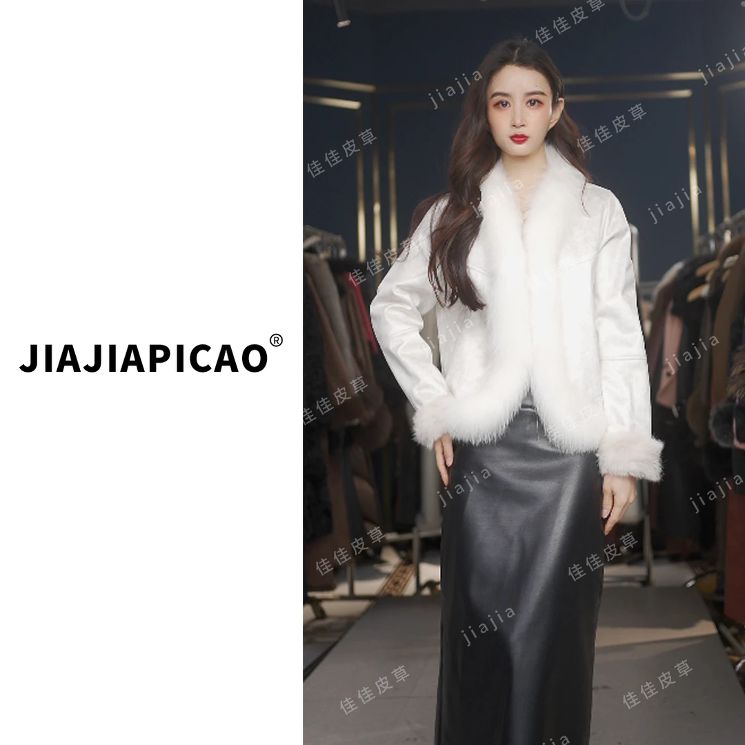 【yy】皮草 6777   经典气质狐狸毛保暖柔软兔毛皮草外套-2