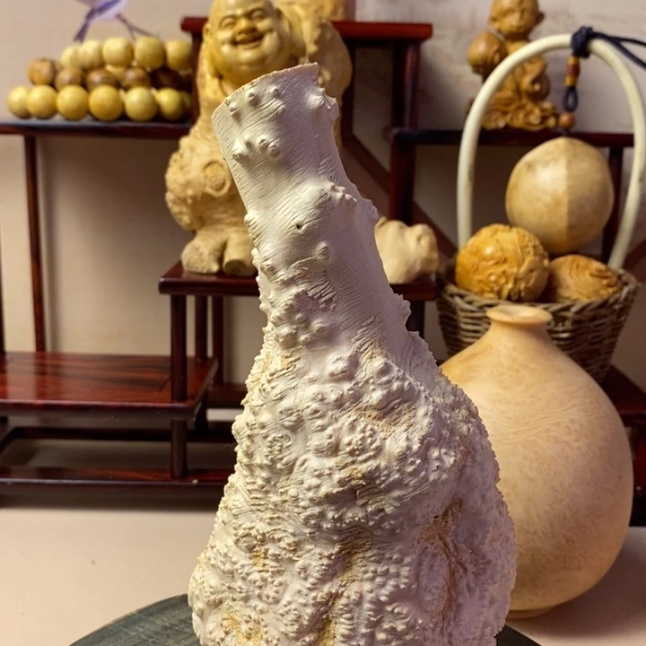 香榧木小***黄杨木手把件